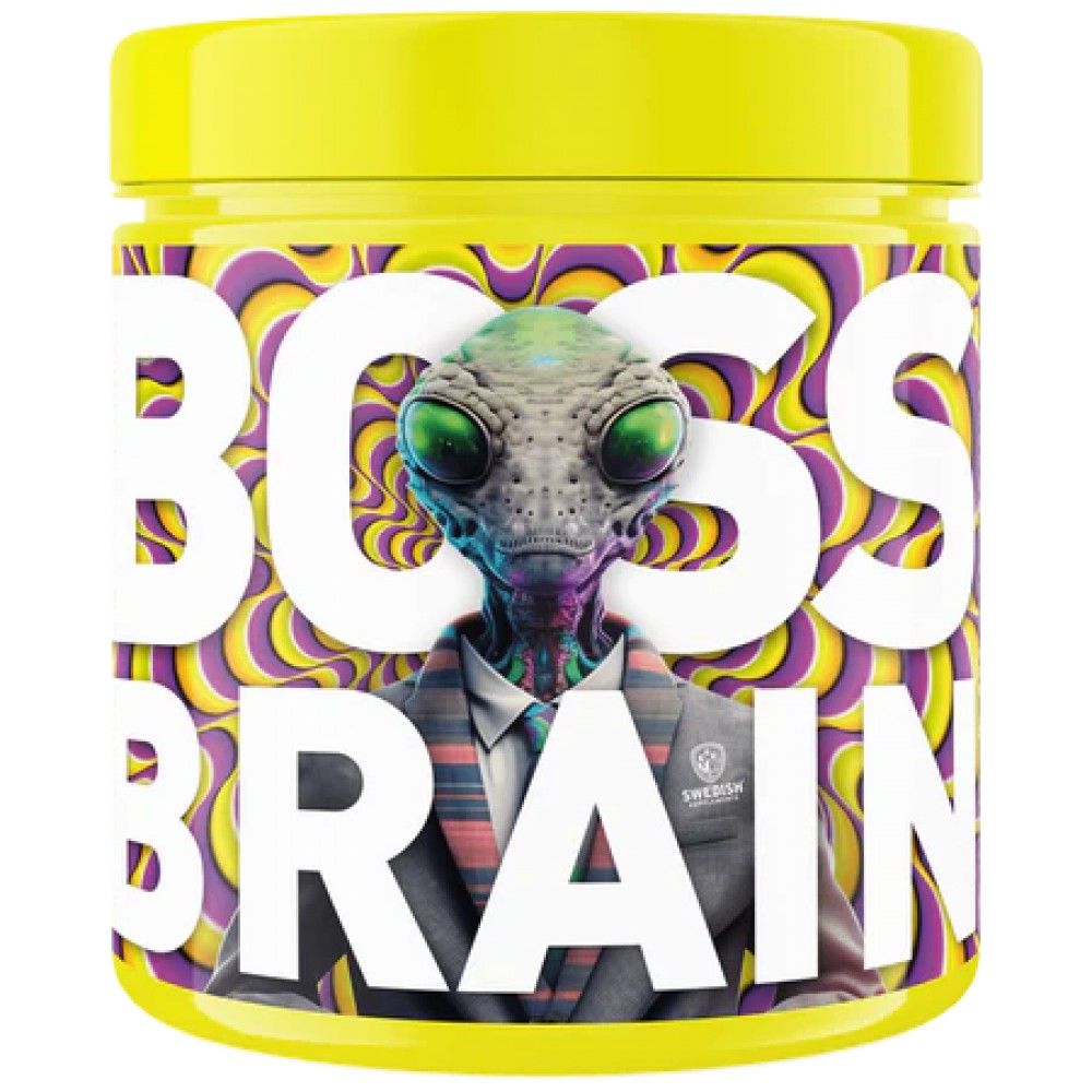 Boss Brain | Nootropico con Bacopa, Rhodiola & Criniera di leone - 225 grammi
