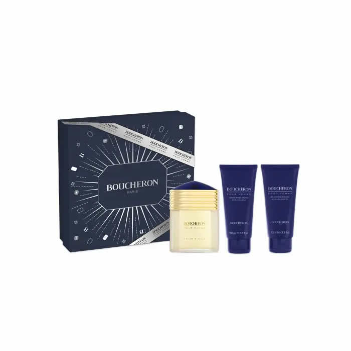 <tc>BOUCHERON</tc> Homme Eau De Parfum Spray 100ml Set 3 Pezzi