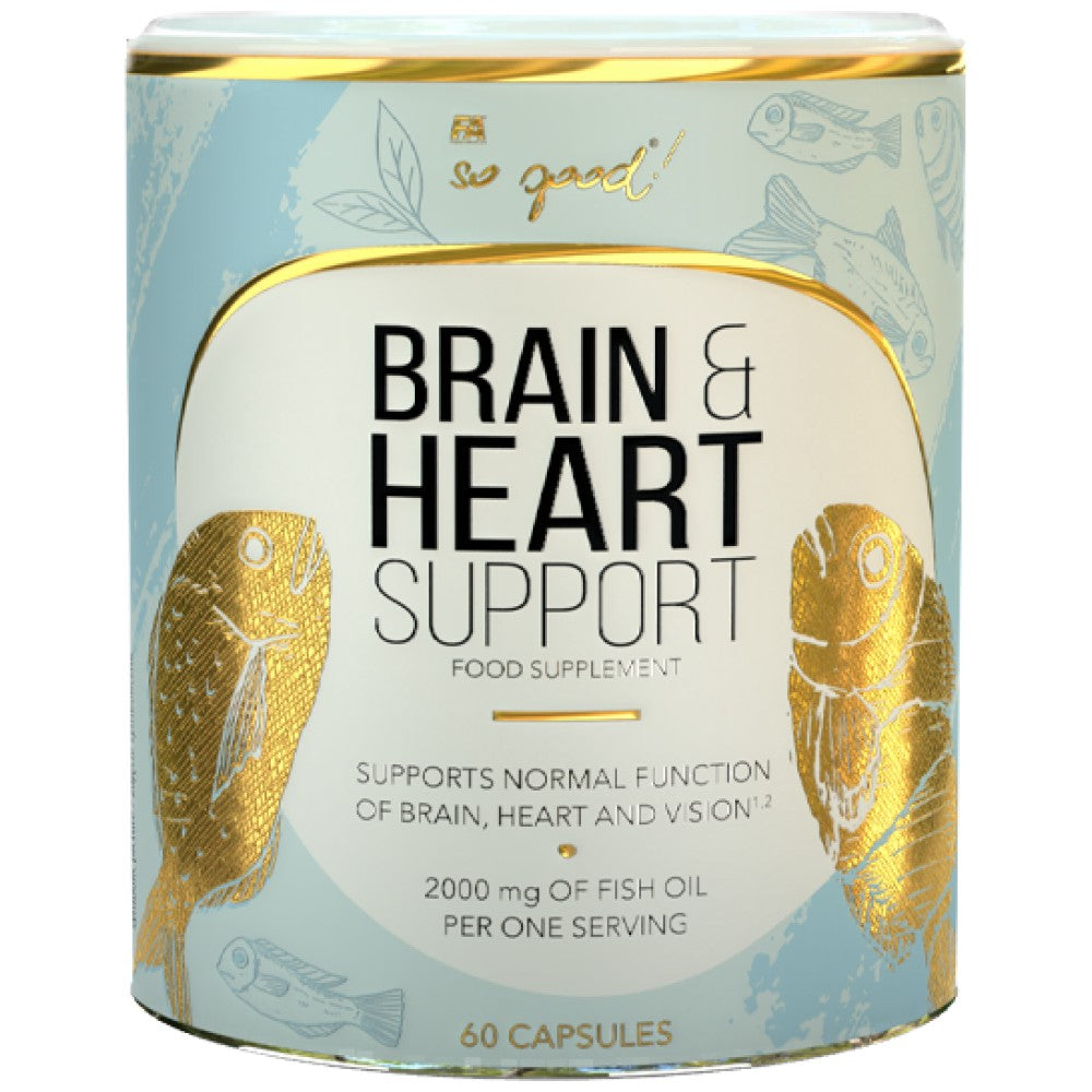 Cervello & Supporto per il cuore Omega 3 | So Good! Series - 60 capsule di gel
