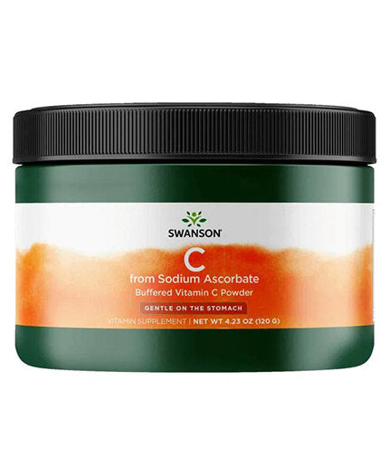 Polvere di vitamina C di ascorbato di sodio tamponato - 120 grammi