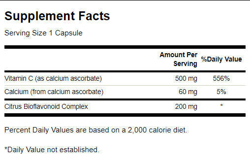 Vitamina C tamponata con Bioflavonoidi 500 mg - 100 capsule