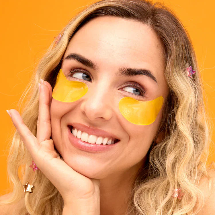 Maschera per gli occhi alla vitamina C con pompelmo e acido ialuronico per un look fresco 1 paio
