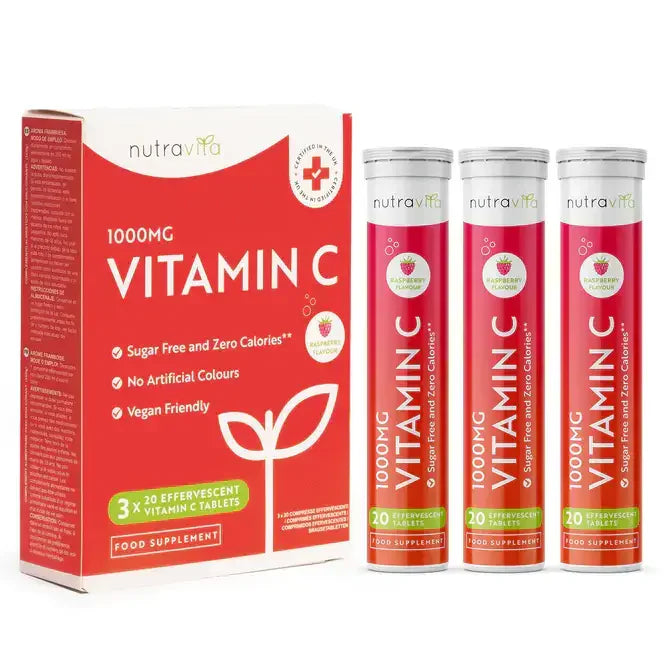Vitamina C 1000 mg 60 compresse solubili (3x20) <tc>Nutravita</tc>