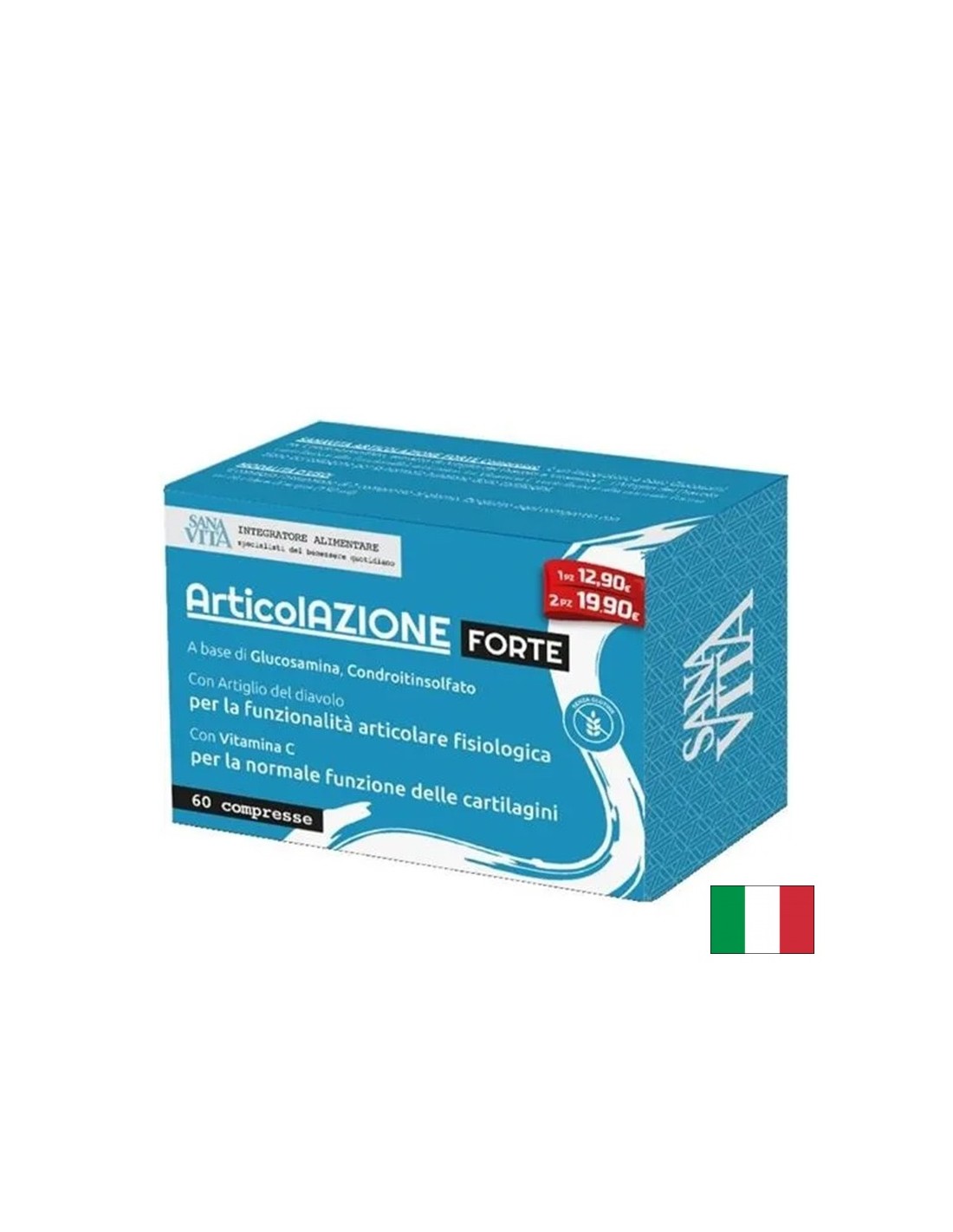 Complesso forte (con glicozamina, condroitina, noce di diavolo e vitamina C) - За здрави и подвижни стави, 60 tabelle
