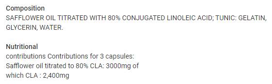 CLA 2400 - 120 Capsule gel