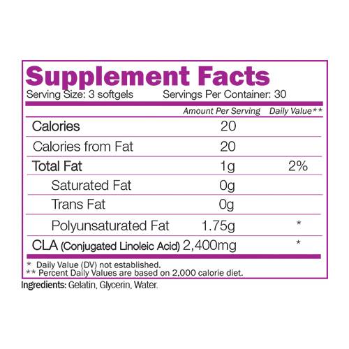 CLA 80% 90 Capsule gel