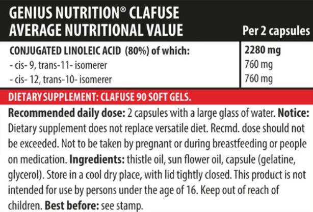 CLA-Fuse - 90 capsule di gel