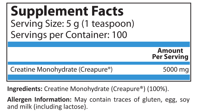 <tc>Pure Nutrition</tc> - CREAPURE CREATINA - 500 G