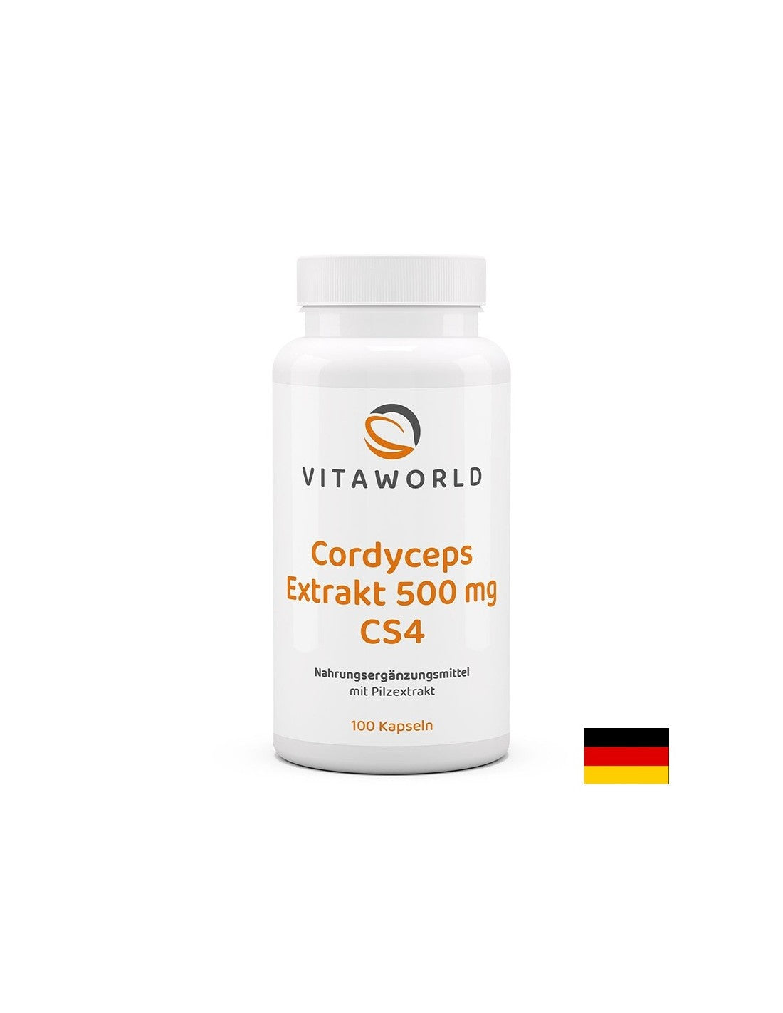 Immunità - Estratto di fungo Cordyceps CS4, 500 mg x 100 capsule