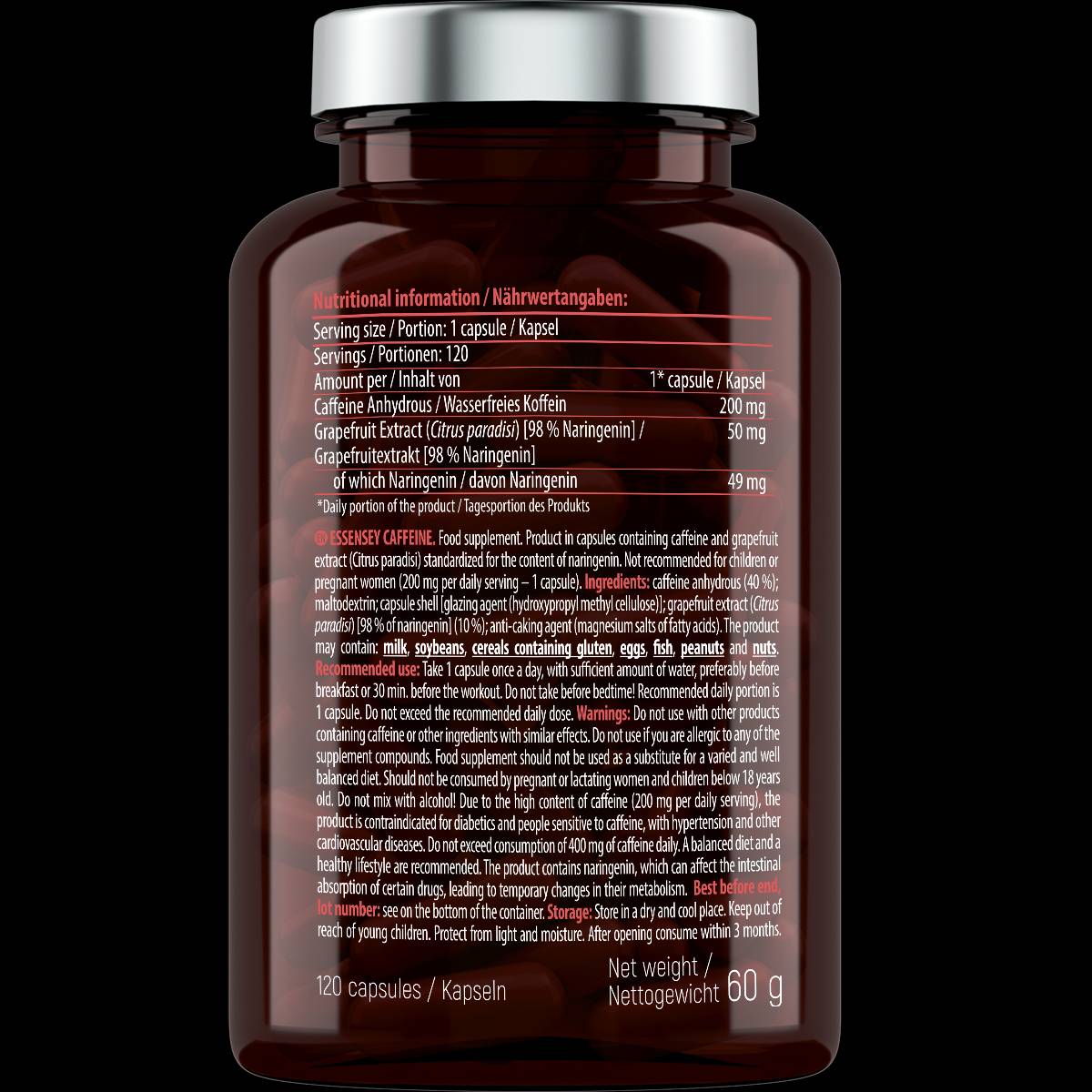 Caffeina 200 mg - 120 capsule