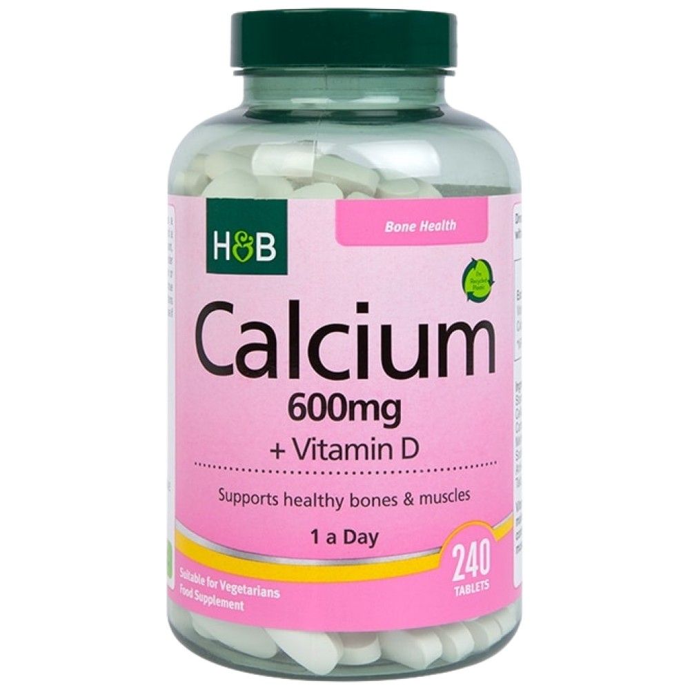 Calcio 600 mg + Vitamina D - 240 Compresse