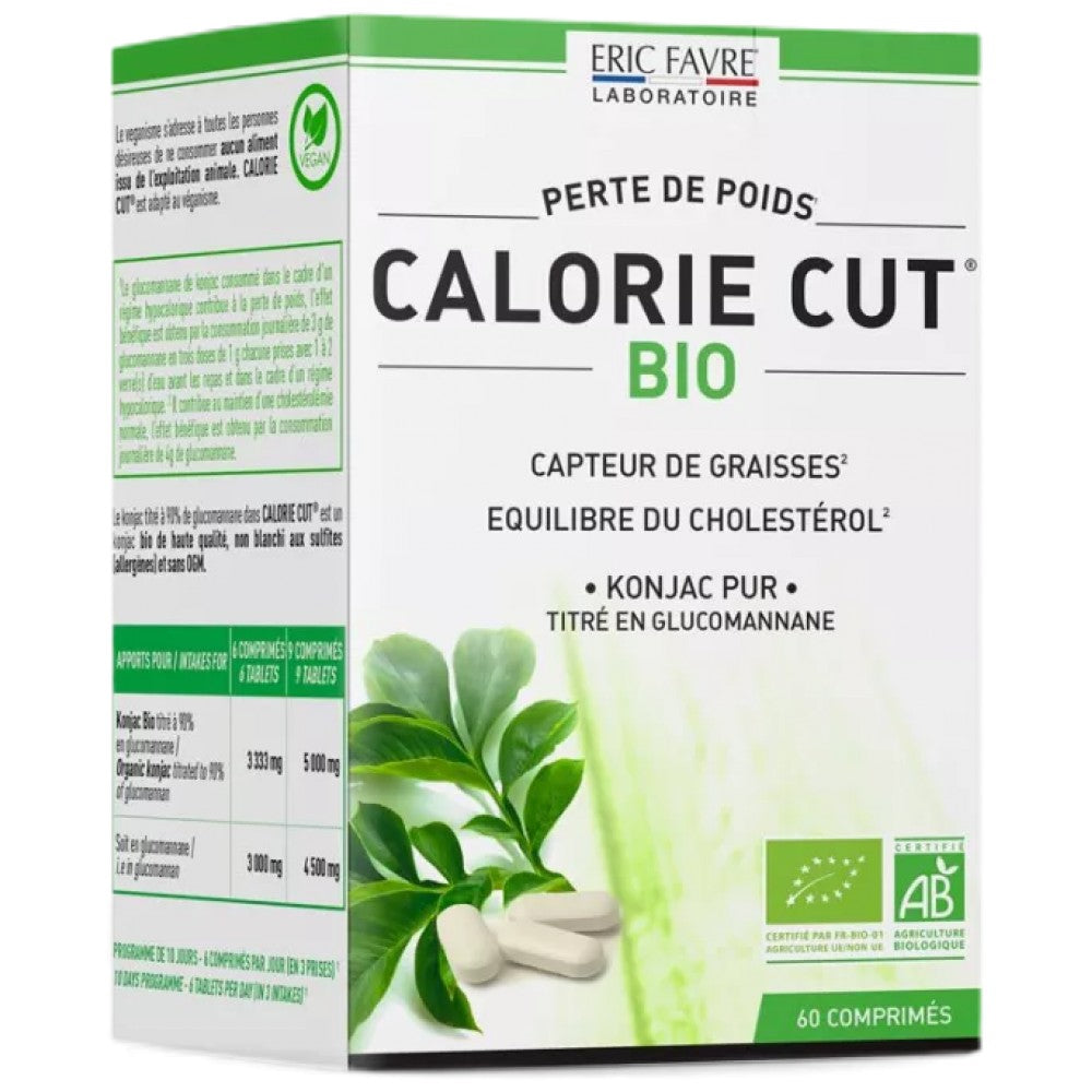 Taglio delle calorie - Glucomannano Konjac | Adatto ai vegani - 60 compresse
