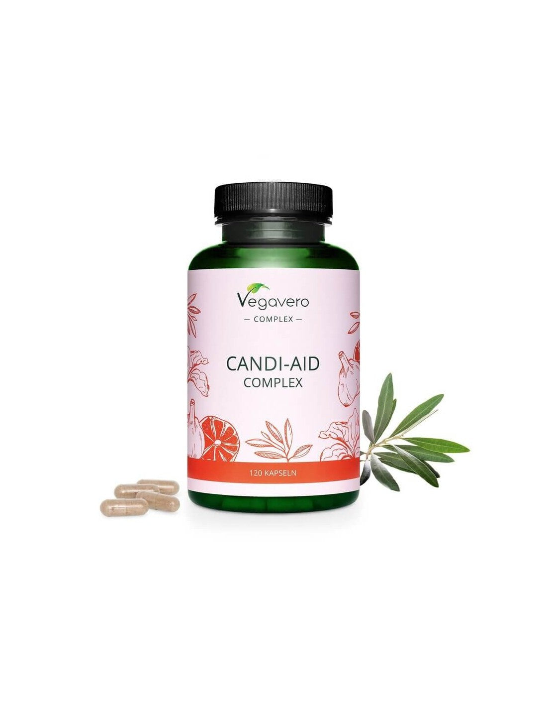 Candi-Aid Complex, 120 capsule, 100% vegano <tc>Vegavero</tc>