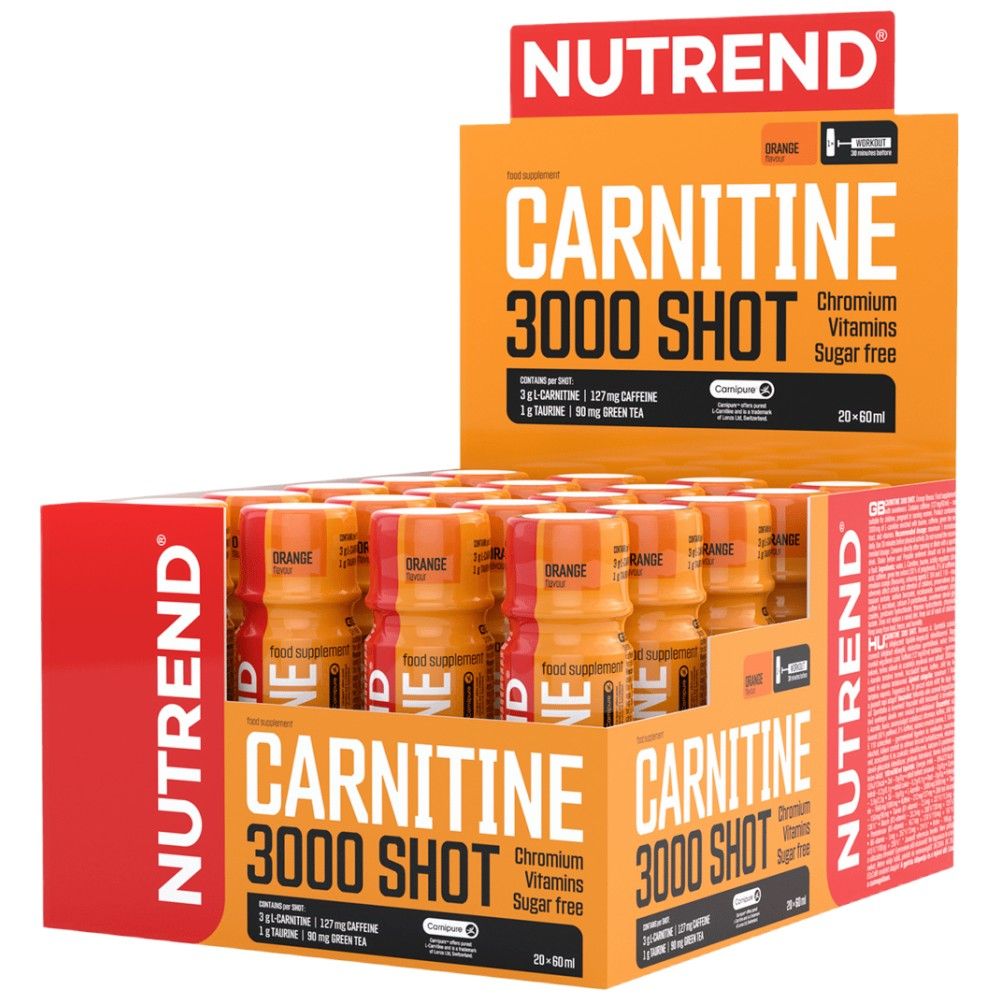 Carnitina 3000 Shot - 20 x 60 ml