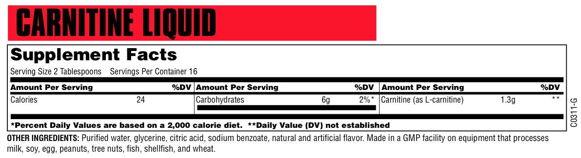 Carnitina Liquida 475 ml