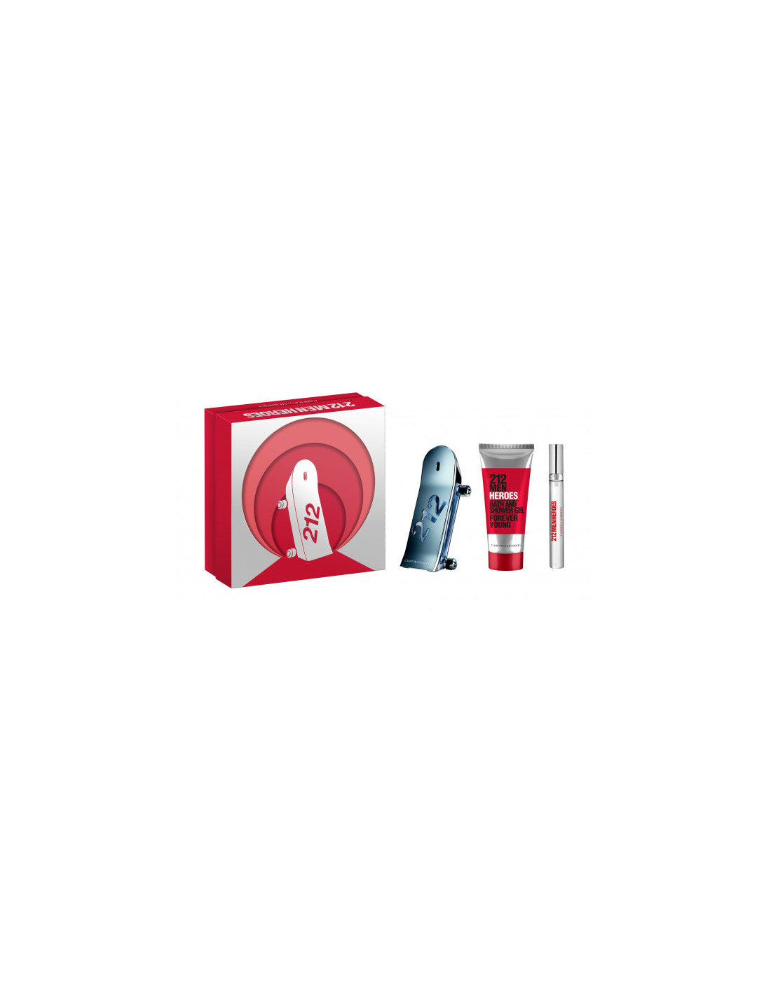<tc>CAROLINA HERRERA</tc> Set 212 Heroes Men Edt 90ml Edt 10ml@