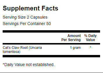 Artiglio di gatto 500 mg - 100 capsule