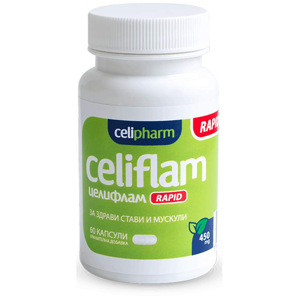 Celiflam Rapido 450 mg 60 capsule