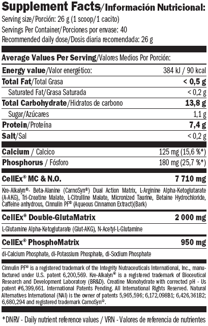 CellEx® Polvere illimitata 520 g.