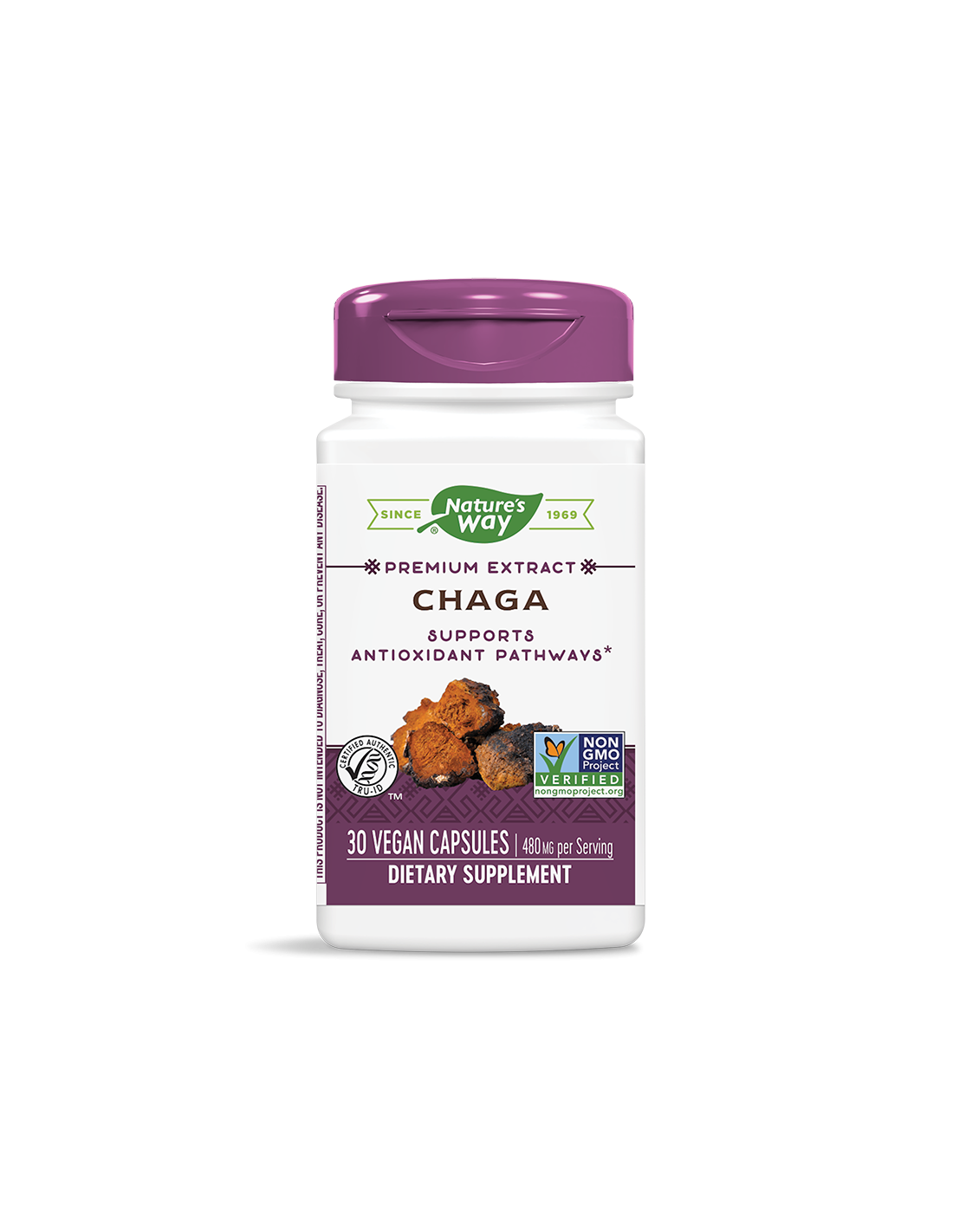 Chaga/Chaga 480 mg x 30 capsule Nature's Way
