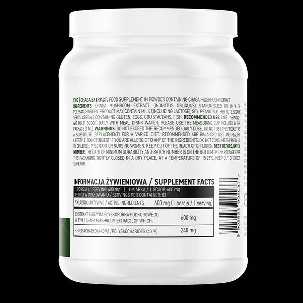 Estratto di Chaga in polvere 50 grammi