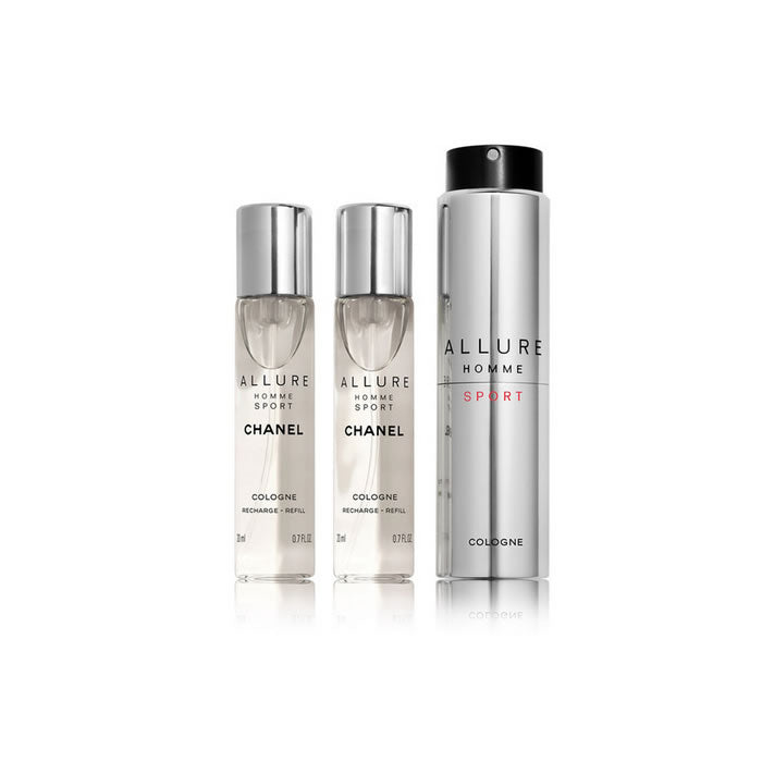 <tc>CHANEL</tc> Allure Homme Sport Travel Spray Ricaricabile Set 3 Pezzi