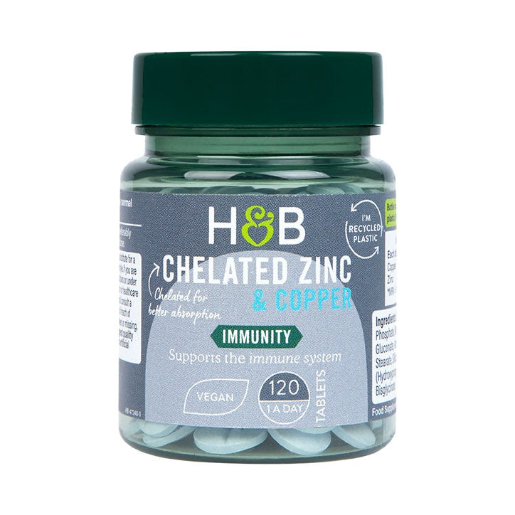 Zinco chelato & Rame 15 mg - 120 compresse