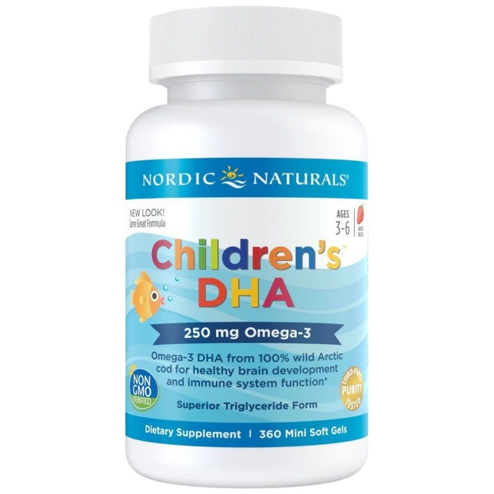 DHA per bambini 250 mg - 360 capsule di gel