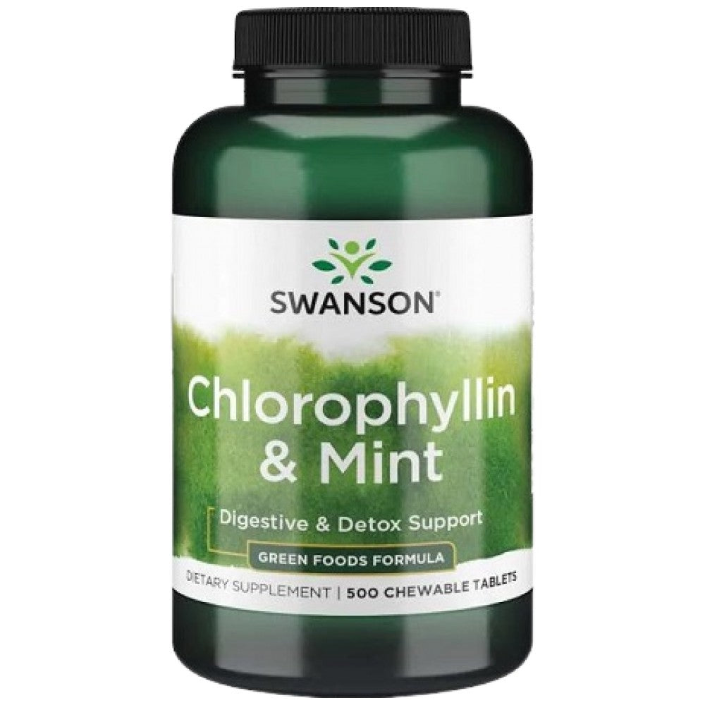 Clorofillina e Menta 500 Compresse Masticabili