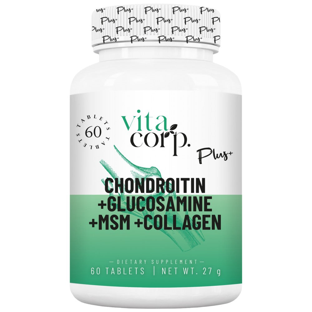 Condroitina + Glucosamina + MSM + Collagene - 60 Compresse