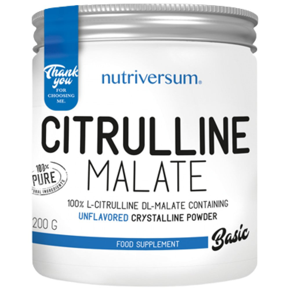 Polvere di malato di citrullina | Puro al 100% - 200 grammi