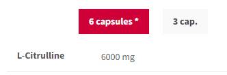 Citrullina Max 1000 mg - 120 capsule