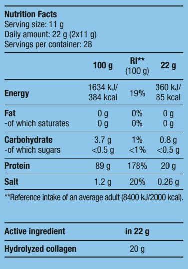 Collagene Trasparente Professionale - 0,350 kg