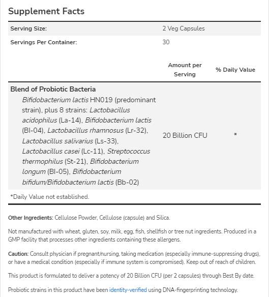 Probiotico GI clinico - 60 capsule