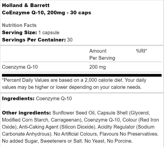 Coenzima Q-10 30 mg - 200 Compresse