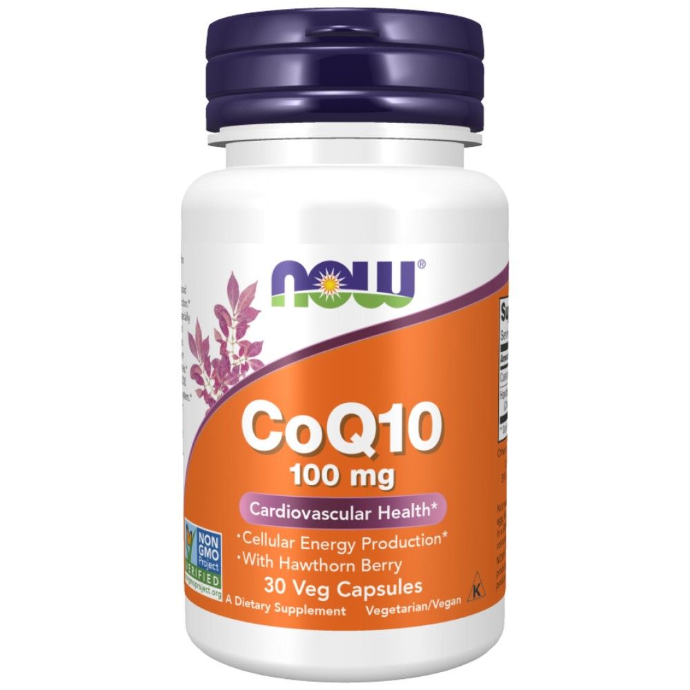 CoQ10 100 mg | con Bacche di Biancospino - 30 capsule