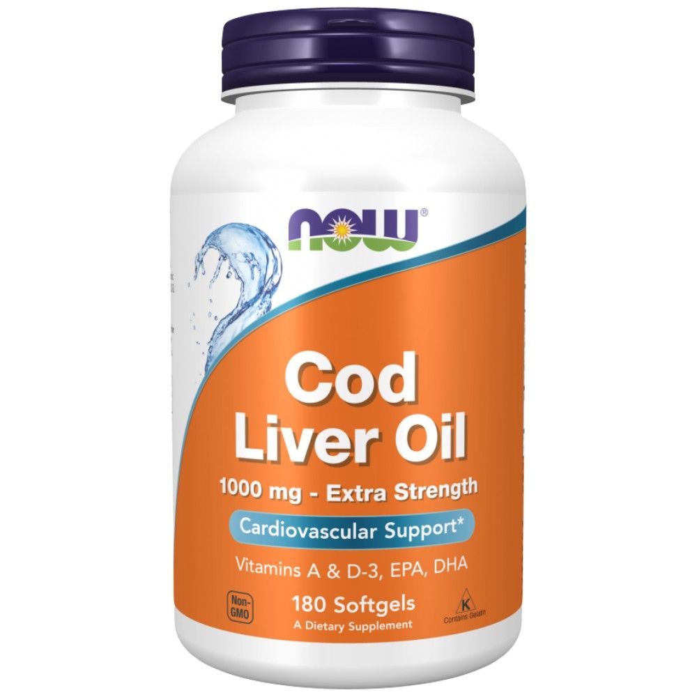 Olio di Fegato di Merluzzo 1000 mg - 180 Capsule gel