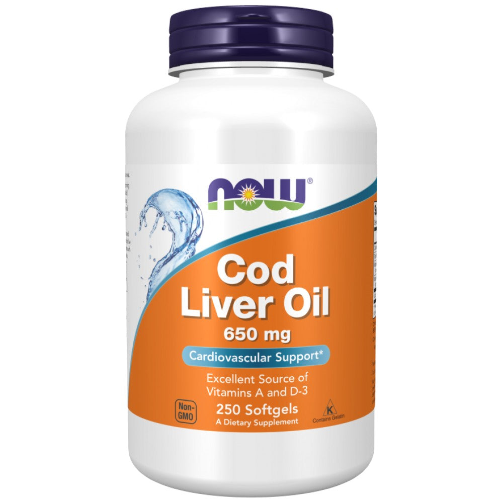 Olio di Fegato di Merluzzo 650 mg - 250 Capsule gel