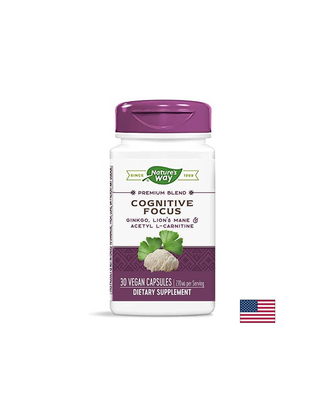 Focus Cognitivo - Attività di memoria e pensiero, 30 capsule Nature's Way