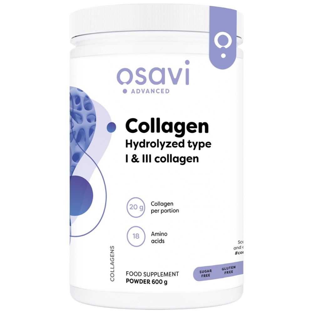 Peptidi idrolizzati di collagene | Tipo I & III - 600 grammi
