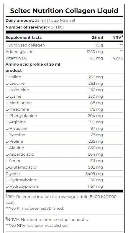 Collagene liquido 1000 ml.