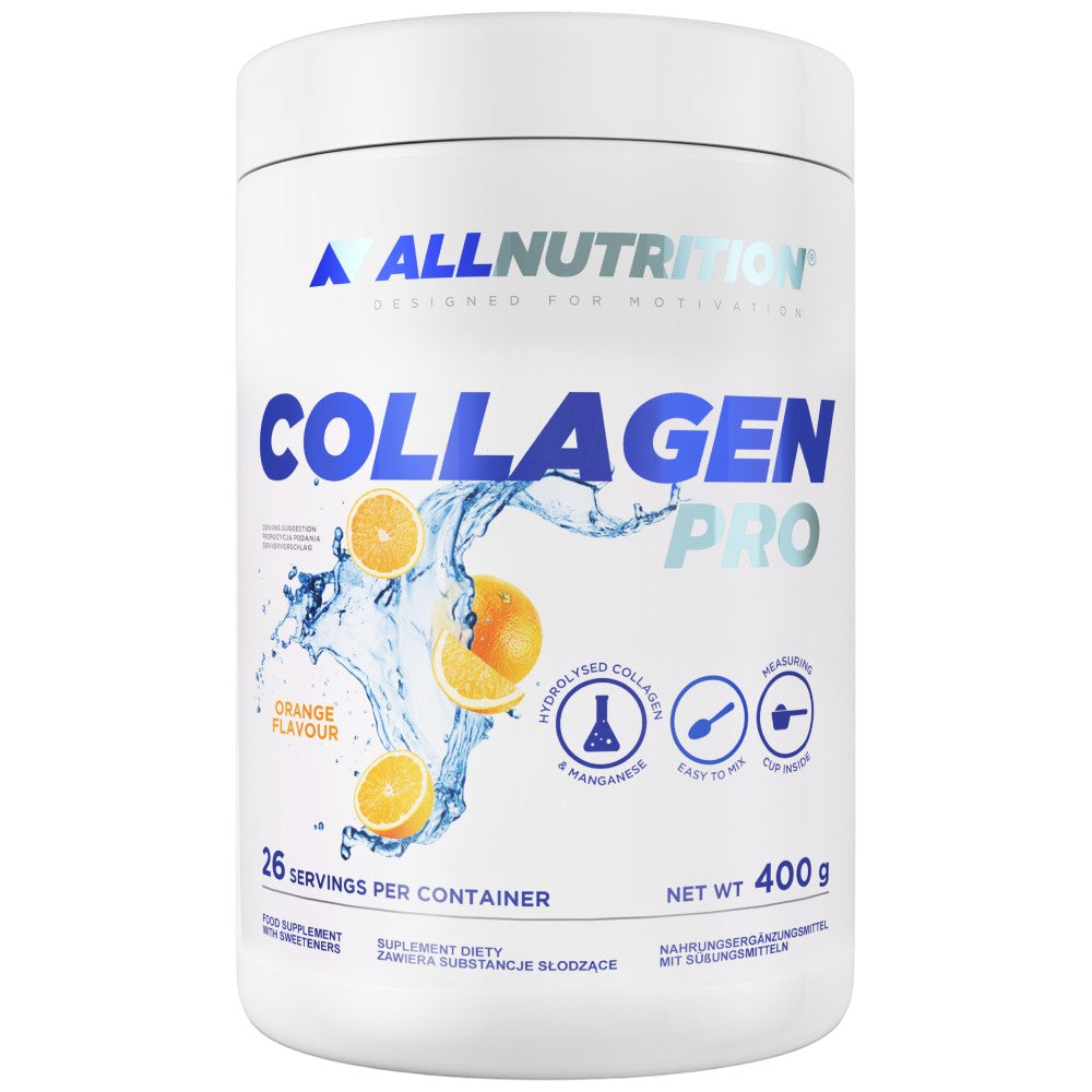 Polvere di collagene Pro | con Glucosamina, Condroitina, Ialuronico, Boswellia - 400 grammi