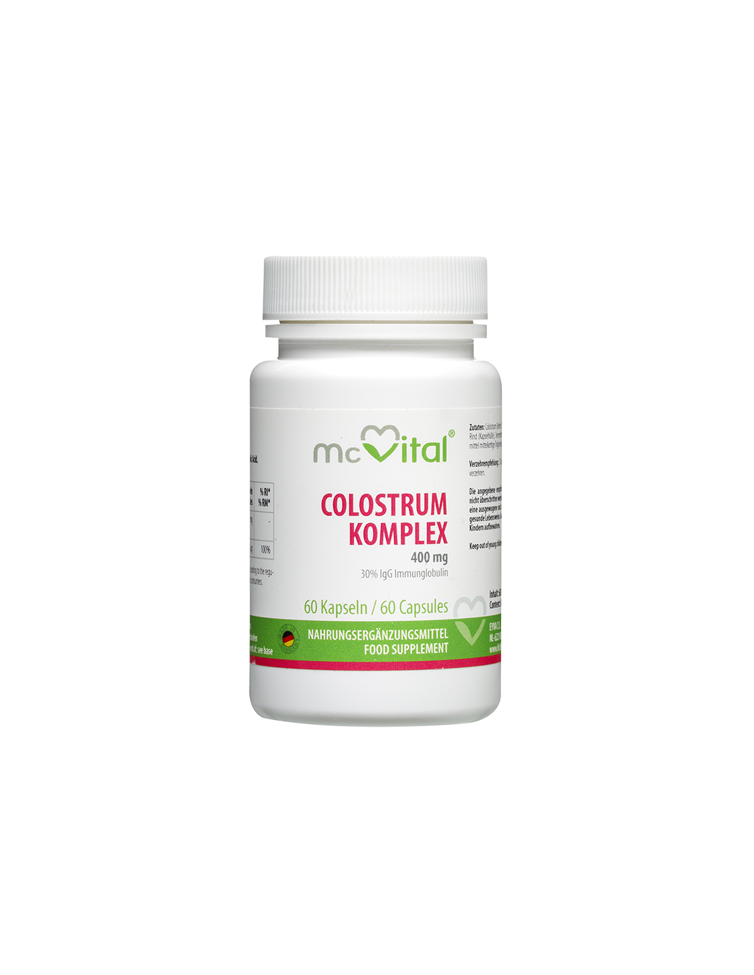 Immunità - Colostro + Acido folico - Colostrum Komplex, 60 capsule