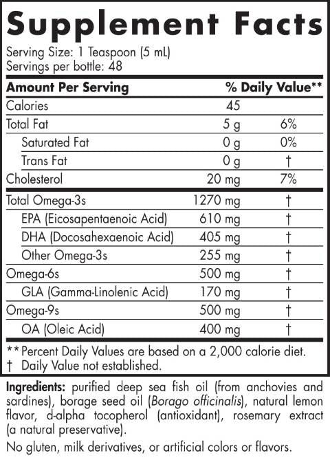 Omega liquido completo 1270 mg - 473 ml