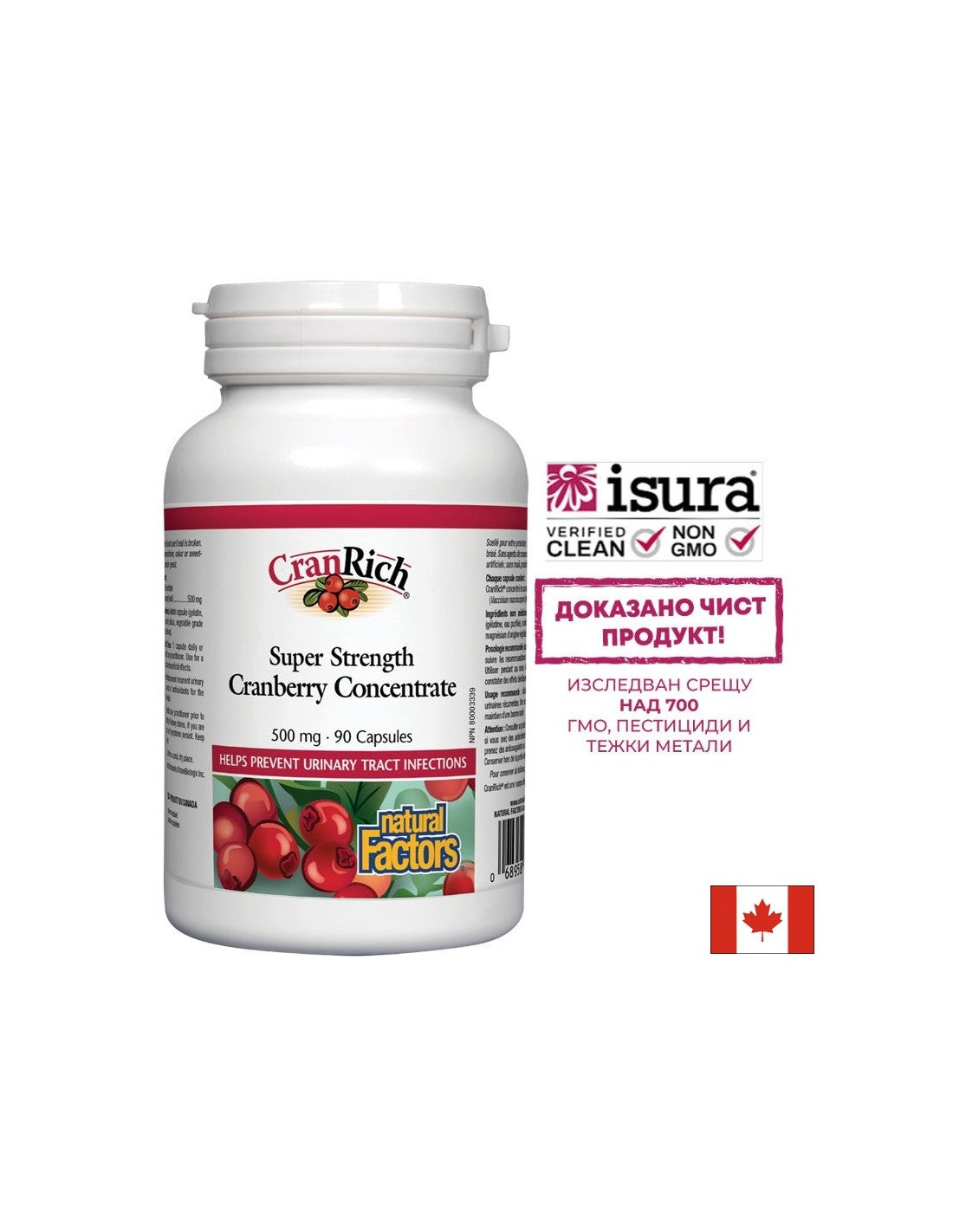 Concentrato di Mirtillo Rosso 500 mg - 90 capsule