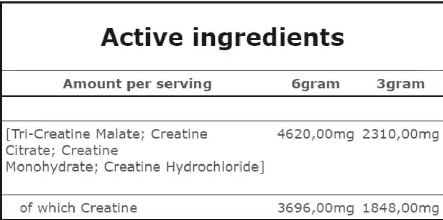Crea Xtreme Polvere | Matrice di creatina - 180 grammi