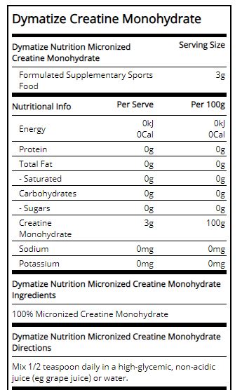 Creatina Monoidrato - 0,300 kg
