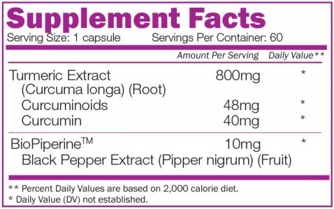 Curcumina e Bio Perina - 60 capsule
