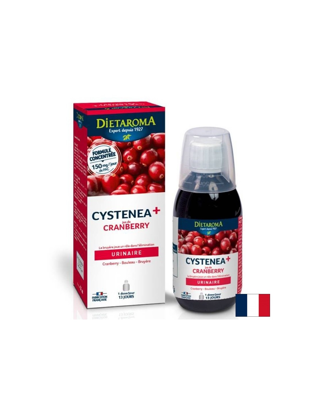 Cura delle vie urinarie (mirtillo rosso, betulla bianca ed erica) Cysténéa +, 200 ml