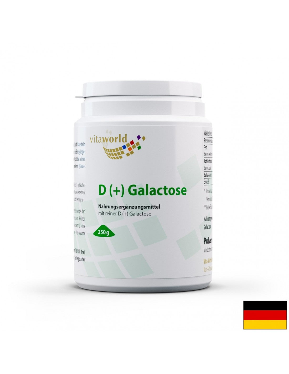 D(+) Galattosio - D(+) Galattosio, polvere da 250 g